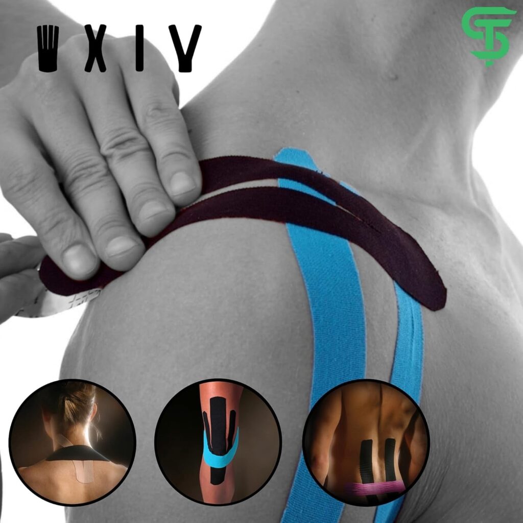 شريط كينيسولوجي علاجي ورياضي لتخفيف الألم ودعم العضلات – 5m × 5cm